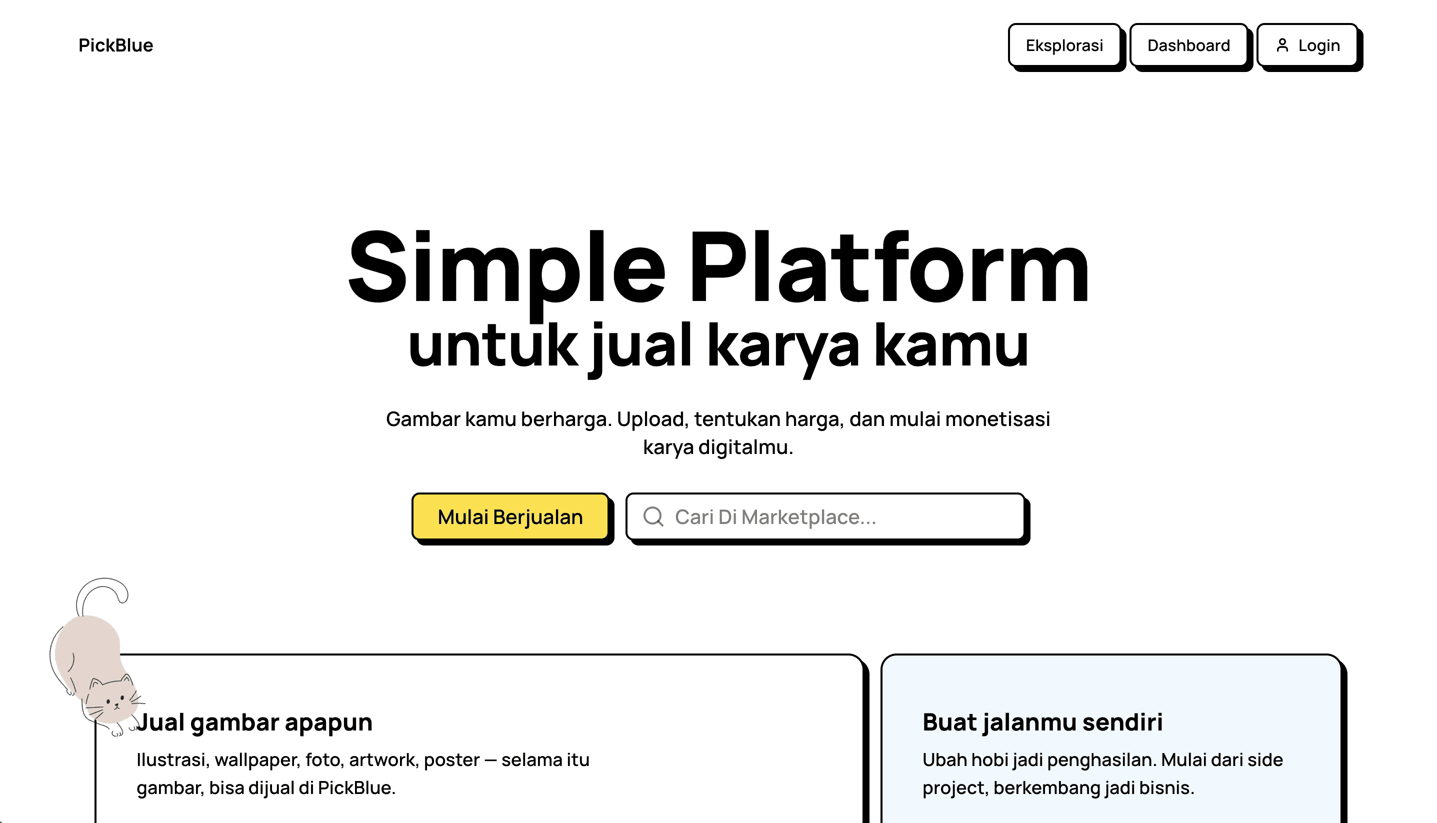 PickBlue | Self Project | On Development